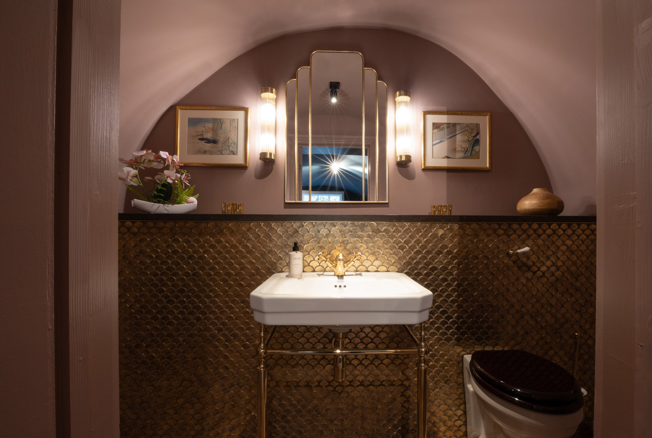 Vault bathroom