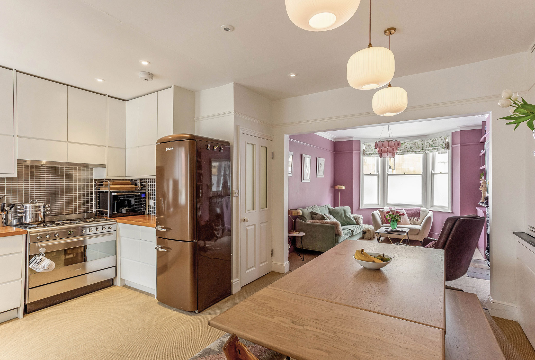 Open plan view
